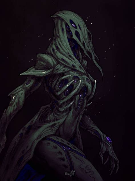 Infested Wisp Vik Cleo Naturin Warframe Art Monster Concept Art