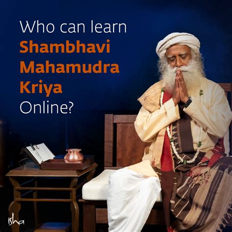 Learn Shambhavi Mahamudra Kriya with Inner Engineering Completion ...