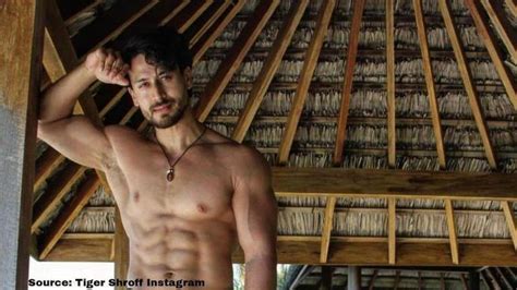 Tiger Shroff Goes Shirtless Saying It Is Hot Outside Flaunts Abs