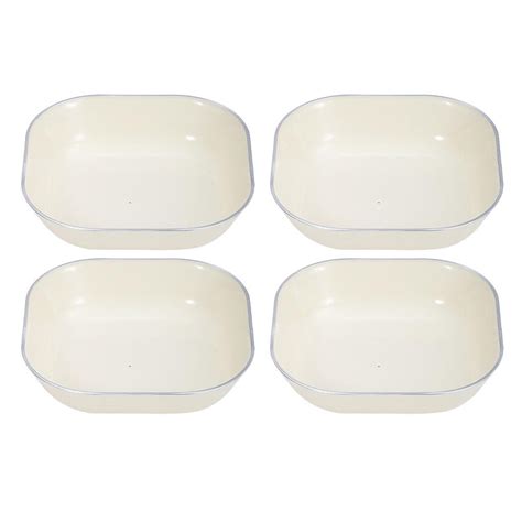 Plastic Dessert Tray Food Grade Clean Easily Spit Bone Snack Dish Fruit