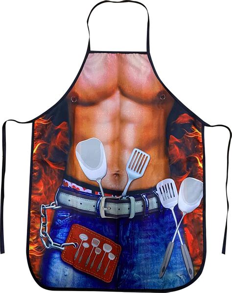 Abcten Sexy Funny Novelty Kitchen Apron Cooking Bbq Grilling Baking