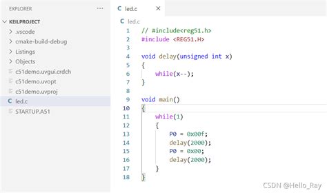 Keil与vs Code开发c51单片机vs和keil的区别 Csdn博客