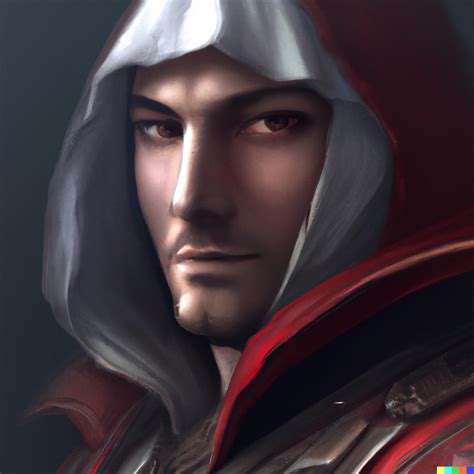 A High Definition Portrait Of Ezio Auditore Highly Detailed And