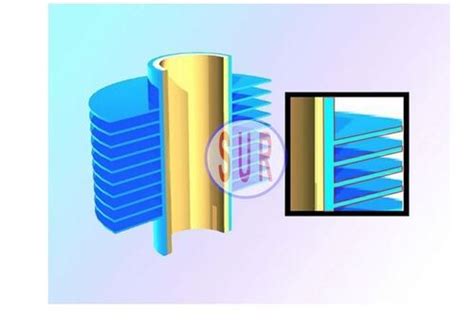 Finned Tube Combined Metal Extruded For Industries Steam Dryer Gas