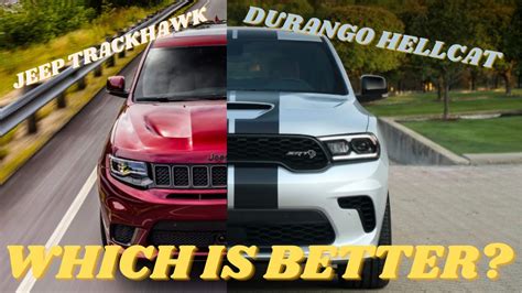 JEEP TRACKHAWK VS DURANGO HELLCAT hellcat trackhawk fypシ viral