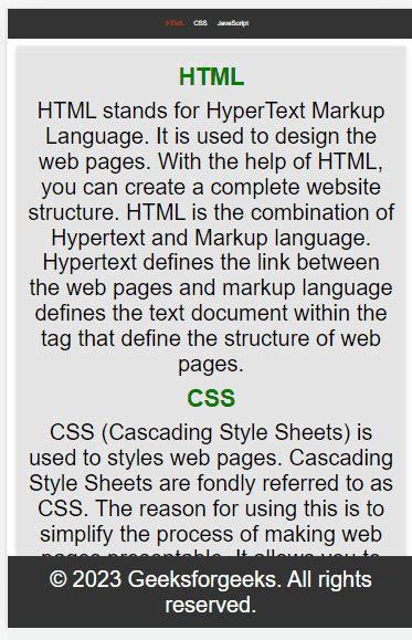 How To Create Sticky Header Footer On A Web Page Using HTML CSS And