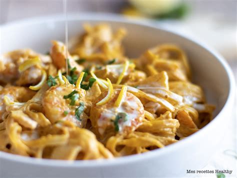 Nouvel An Chinois Tagliatelles Tha Aux Crevettes Et Citron