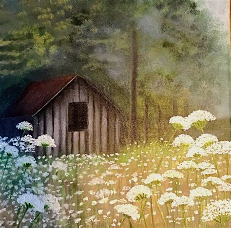 Rustic Barn Painting Vintage Barn Art Rustic Decor Rustic | Etsy