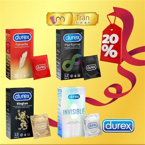 Bao Cao Su Durex Kingtex Invisible Extra Thin Fetherlite Ultima