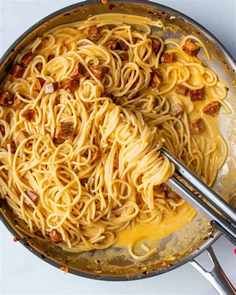 Delicious Tagliatelle Carbonara Beat The Budget