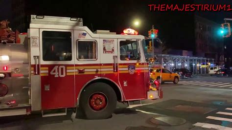 Fdny Responding Compilation 100 Full Of Blazing Sirens And Loud Air Horns Throughout New York City