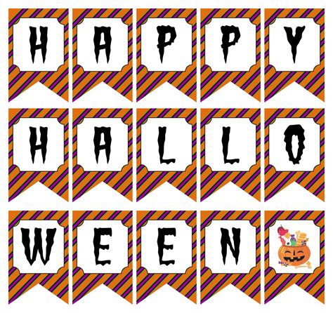 Free Printable Halloween Banner