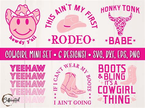 Cowgirl Svg Bundle Cowboy Svg Bundle Cowboy Sayings Etsy Cowgirl