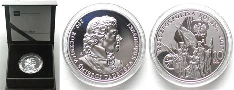 Polen Poland Zlotych Tadeusz Kosciuszko High Relief Silver