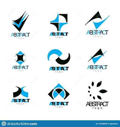 Sistema De Formas Geom Tricas Coloridas Del Extracto Del Vector