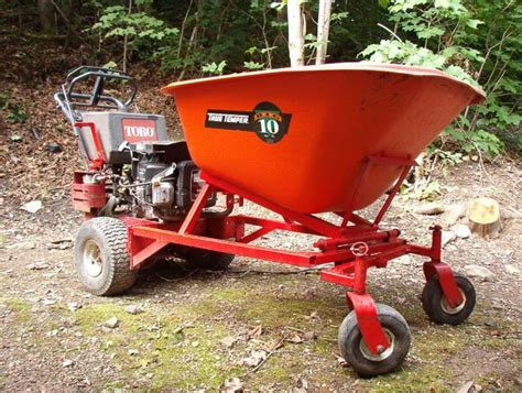 LawnSite Homemade Tractor Wheelbarrow Motorized Wheelbarrow