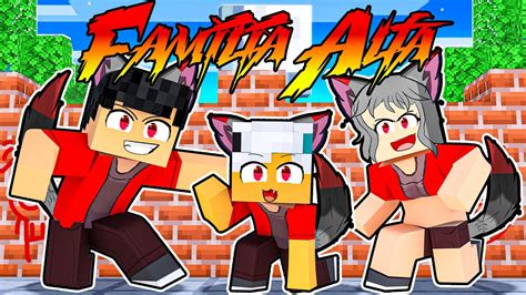 Fui Adotado Pela Familia ALFA No Minecraft YouTube