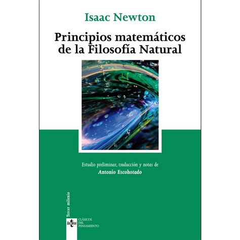 Principios matemáticos de la Filosofía Natural Tapa blanda con solapas