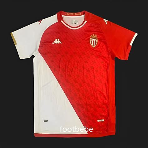 Maillot Monaco 2023 2024 Domicile Rouge Footbebe