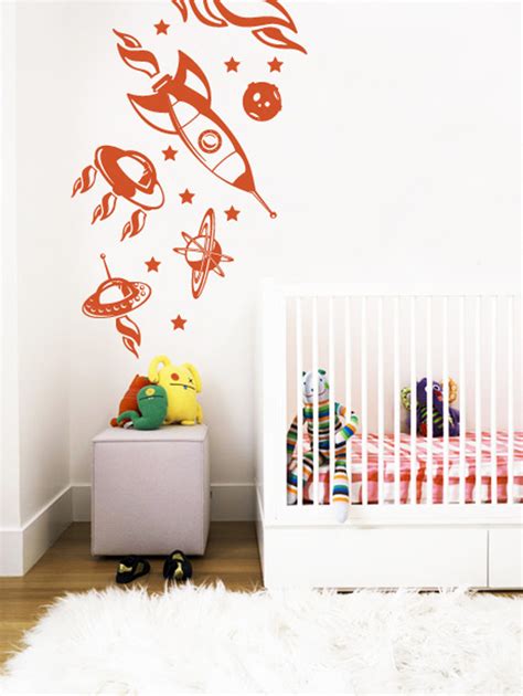 Rockets & Space Wall Decals Pack | DecalMyWall.com