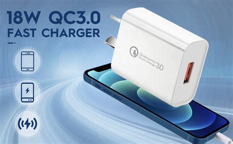 HEYMIX QC 3 0 Charger 18W Quick Fast USB Wall Charger SAA Certificated