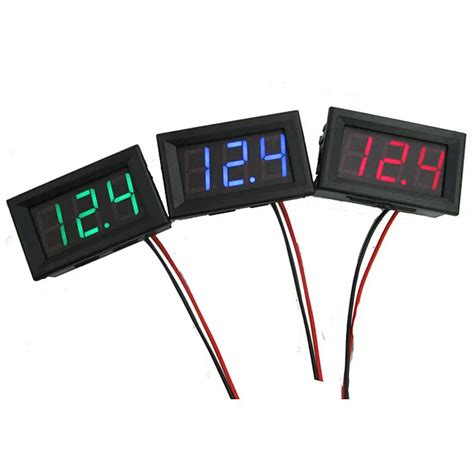 Mini DC 0 30 v Painel de LED Voltage Meter Display LED Voltímetro