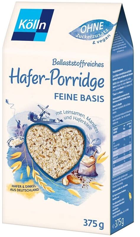 K Lln Feine Basis Hafer Porridge G Ab Preisvergleich Bei