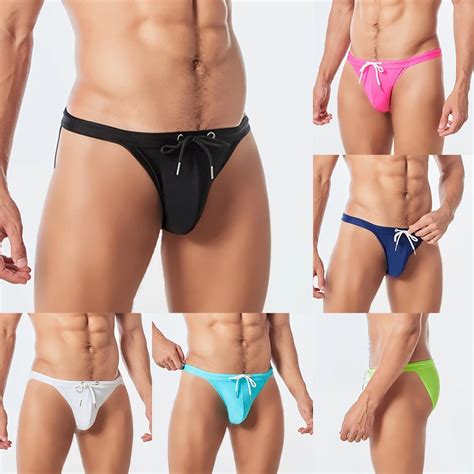 Maillot De Bain D T Pour Hommes Culotte Taille Basse Bikini V Tements De Plage Short Jpeg