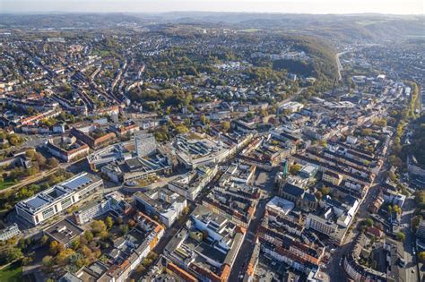 Hagen Aus Der Vogelperspektive Stadtansicht Vom Innenstadtbereich Am