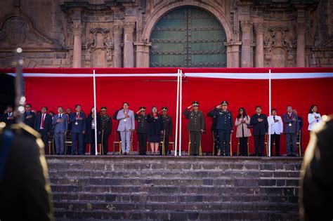 Presidenta De La Corte De Cusco Participó En Primer Izamiento Del Mes De Julio Noticias