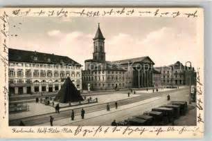 Ak Ansichtskarte Karlsruhe Baden Adolf Hitler Platz Pyramide Nr