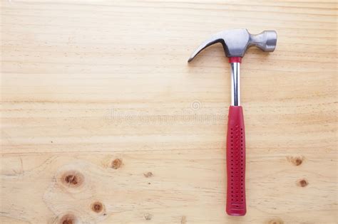 A Hammer On A Wood Table Stock Photo Image Of Knife 59807632