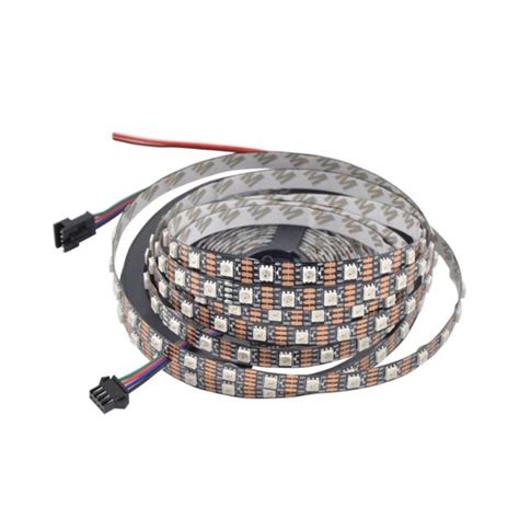 RGB LED Strip SMD5050 WS2813 With Controls Black IP20 5 V 60 LEDs