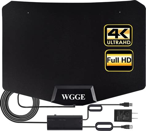 Amazon Wgge Amplified Hd Digital Tv Antenna Long Range Miles