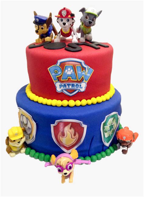 Paw Patrol Cake - Download Images Of Paw Patrol Birthday Cake, HD Png ...