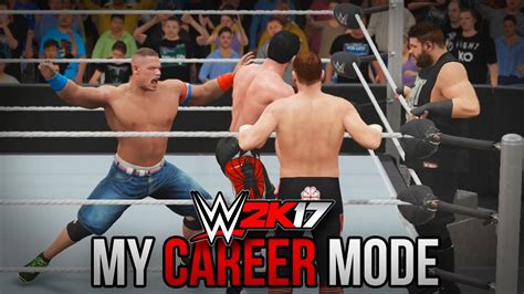 Wwe 2k17 My Career Mode Ep 6 3 On 1 How Is This Fair [wwe