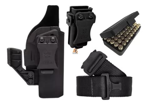 Kit Velado Coldre Glock G19x G17 Raptor 45mm Acessórios