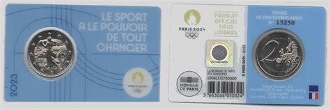 France 2 Euro Jeux Olympiques De Paris 2024 La Semeuse Pratiquant