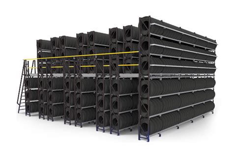 Modular Raised Tyre Storage System All Storage Systems