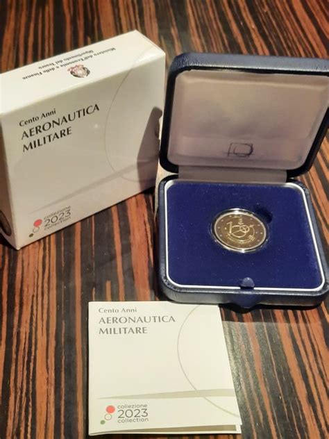 Itália 2 Euro 2023 Aeronautica Militare Proof Catawiki