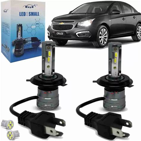 Lampada Ultra Led Small Cruze A Farol Alto E Baixo