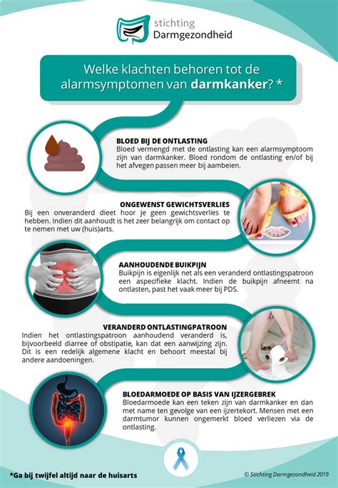 Infosheet Alarmsymptomen Van Darmkanker Darmgezondheid