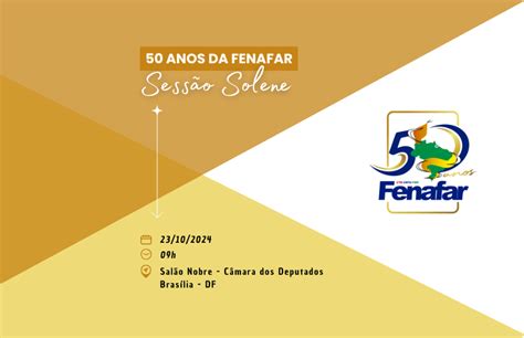 Sessão Solene em comemoração aos 50 Anos da Fenafar FENAFAR