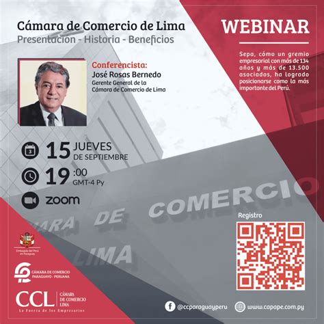 Webinar C Mara De Comercio De Lima Presentaci N Historia Beneficios