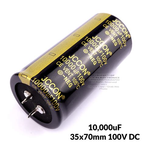 Premium Jccon Uf V V V Dc Electrolytic Aluminum Capacitor