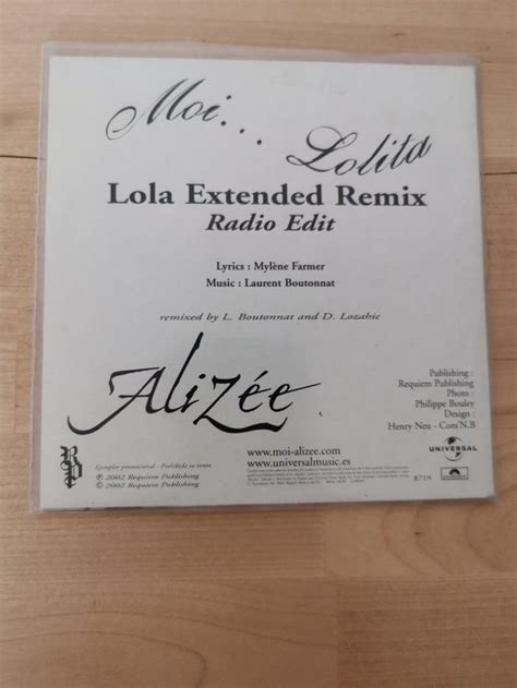 AlizÉe Moi Lolita Kaufen Auf Ricardo