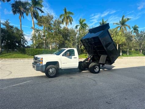 2017 Used Chevrolet Silverado 3500HD Dump Truck 2WD Reg Cab 133.6 at ...