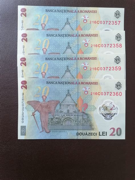 Romania Bancnota Lei Ecaterina Teodoroiu Necirculate