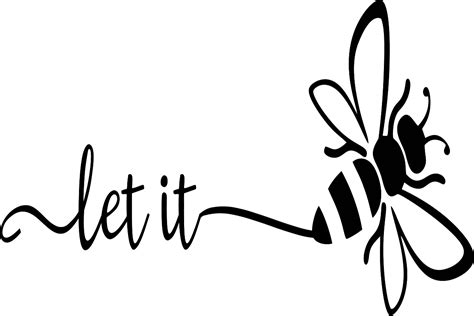 Let It Bee Graphic By AshN2014 Creative Fabrica