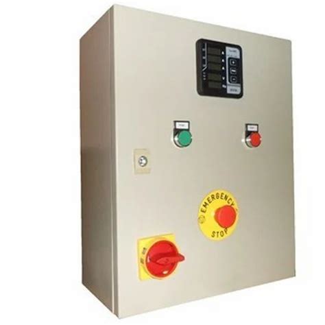 Three Phase 415 V 20 HP MCCB DOL Motor Control Panel